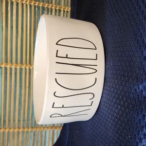 Rae Dunn Rescued Dog Bowl